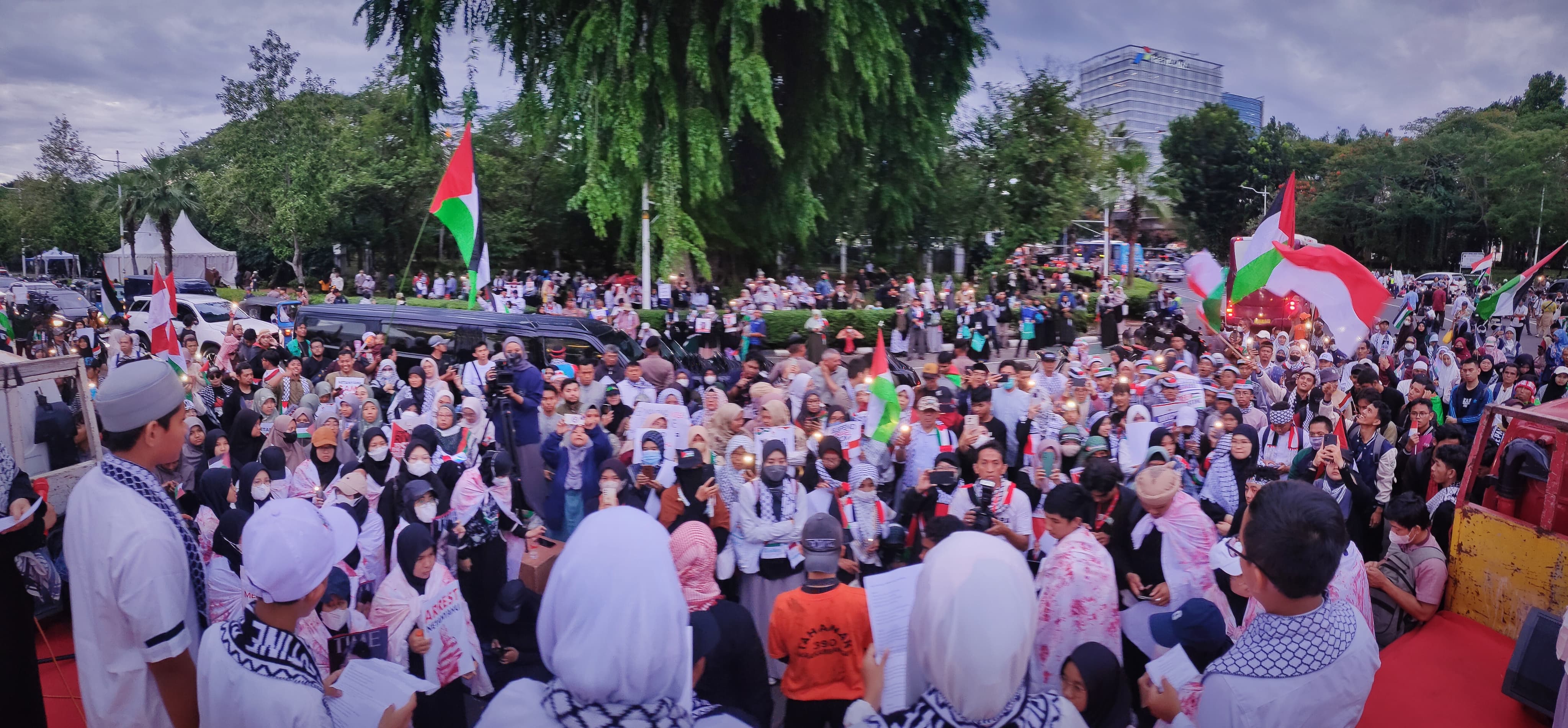 Aliansi Rakyat Indonesia Bela Palestina ARI BP menegaskan untuk segera menangkap pemimpin israel Net