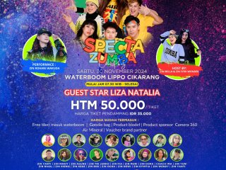 Specta Color Zumba Bersama Liza Natalia di WaterBoom Lippo Cikarang